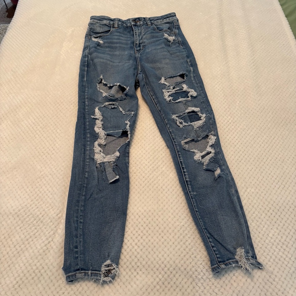 American Eagle Distressed Blue Women's Jeans